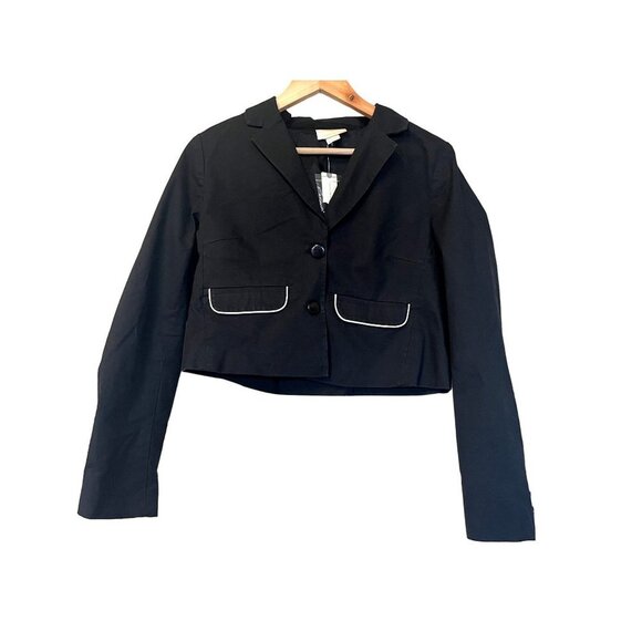 NWTAnthropologie Maeve Poplin Cropped Blazer 10 - Picture 3 of 9